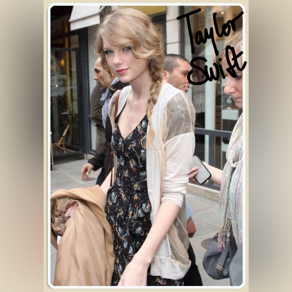 Taylor Swift H&M button down bird dress size 12 - Picture 2 of 9